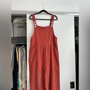 Amazon Linen Overalls Jumpsuit